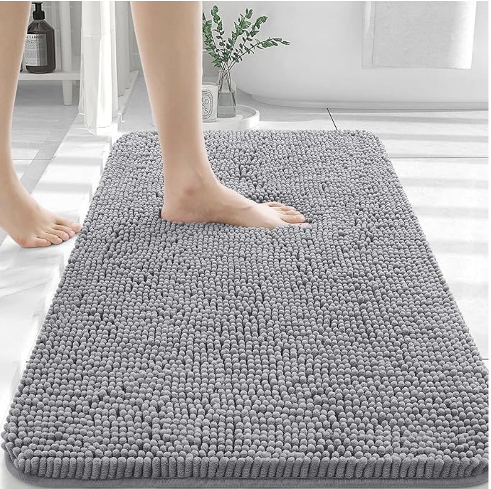 OLANLY Bathroom Rug 30x20 – Extra Soft, Quick-Dry, Non-Slip Bath Mat