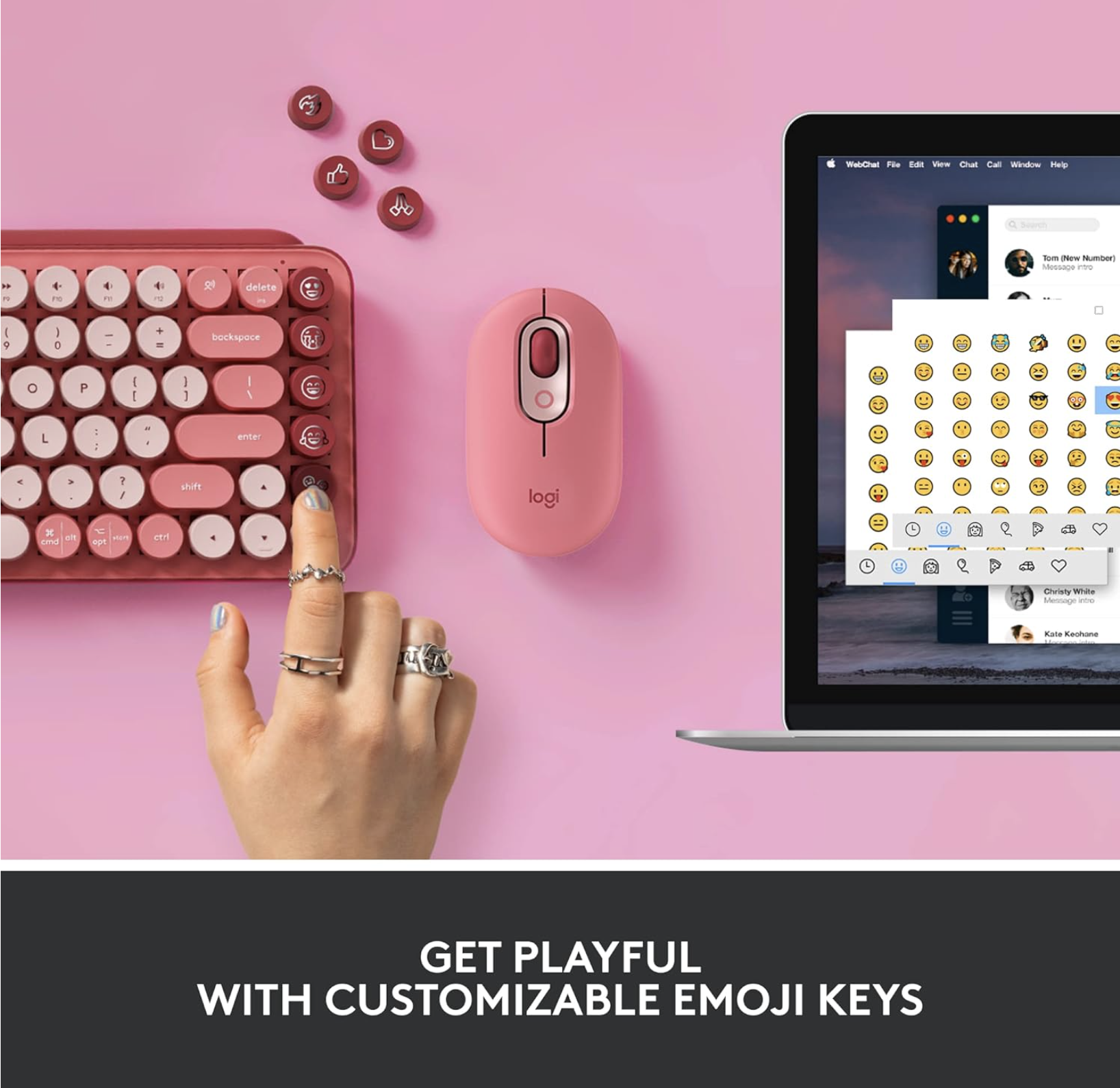 Logitech Mechanical Retro Bluetooth Typewriter Keyboard